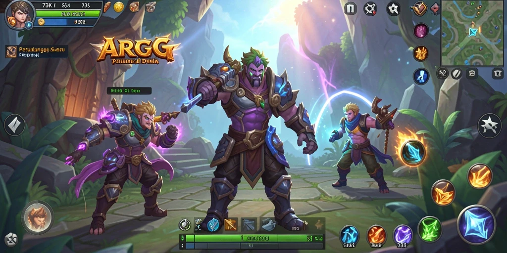 Tampilan gameplay seru dan mendebarkan dari 73K.