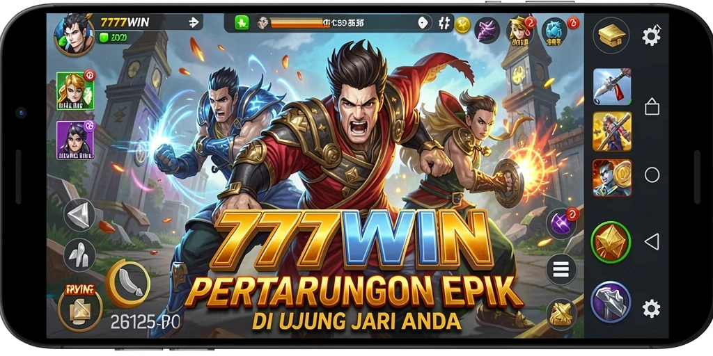 Tangkapan layar menunjukkan aksi mendebarkan dalam pertarungan Fighting.