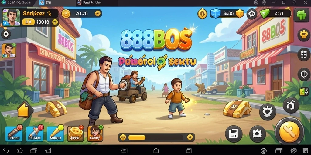 Screenshot permainan 88BOS menampilkan gameplay Idle yang menarik dan interaktif.