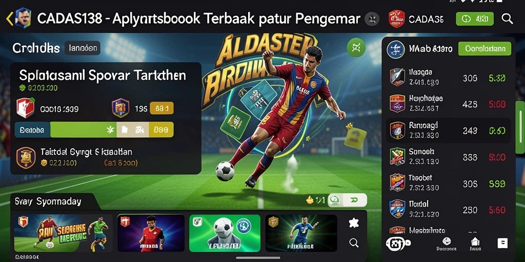 Tampilan gameplay menarik dari CADAS138 dalam taruhan olahraga.
