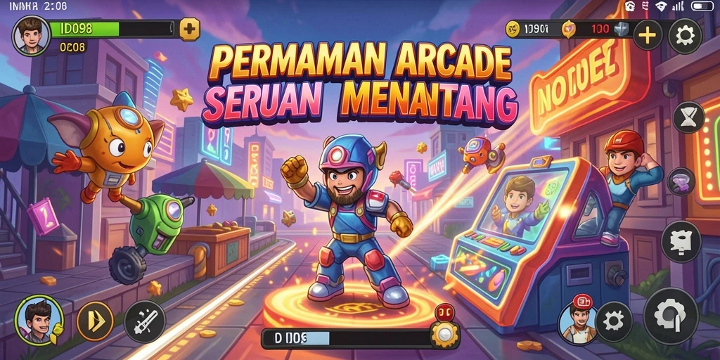 Tampilan gameplay seru dan menantang di ID098.