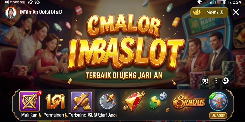 Gameplay seru IMBASLOT dengan warna-warna yang menarik.