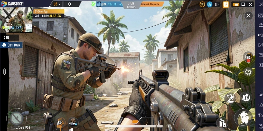 Gameplay intens dari KAOSTOGEL dengan grafik memukau dan aksi cepat.