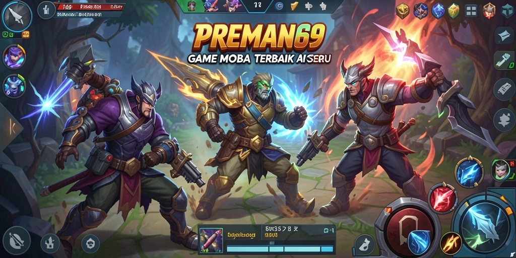 Screenshot PREMAN69 menampilkan pertempuran seru dengan strategi tim yang matang.