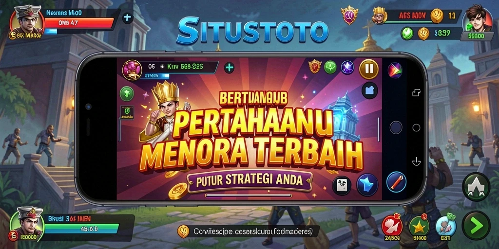 Gambaran gameplay <strong>SITUSTOTO</strong> dalam aksi Tower Defense yang mendebarkan.