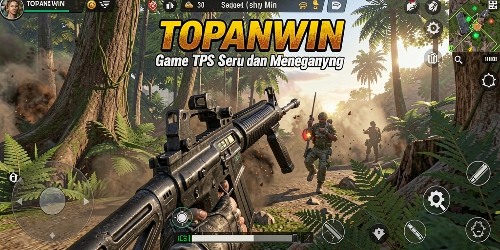 Tampilan gameplay menegangkan dalam TOPANWIN saat aksi berlangsung.