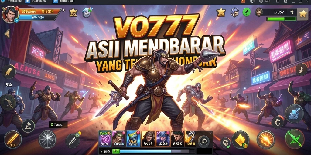 Tangkapan layar VO777 menampilkan aksi seru dalam pertempuran.